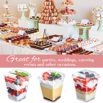 ถ้วยขนาดกลางสำหรับของหวาน ถ้วยเล็ก และถาดของหวาน 120ml 250ml 350ml 500ml