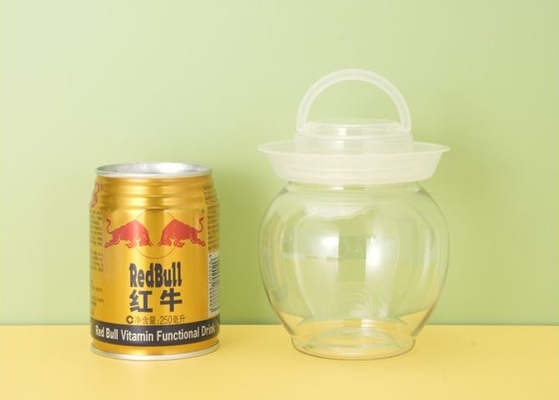 กระป๋องดื่มชานมสี่เหลี่ยมและกลมแบบโมเดิร์น ในสีใสหรือตามต้องการจาก 120ml ถึง 500ml