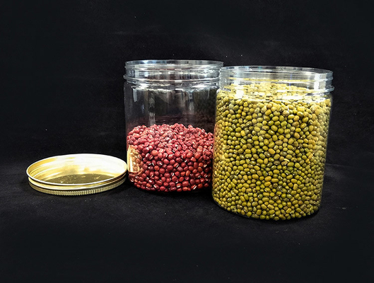 2 oz ถังพลาสติก กระปุกสําหรับการเก็บ