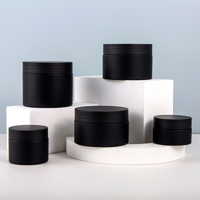 กระป๋องเครื่องสําอางพลาสติกใส 150 มิล / ถุงพลาสติกเครื่องสําอางที่มีพื้นผิวเรียบ