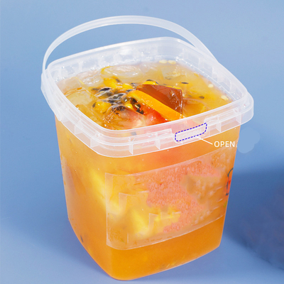 0.5 กิโลกรัม พลาสติกใส ป้องกันการรั่ว กระป๋องน้ําน้ํานมชา