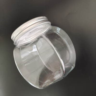 กระป๋องพลาสติกทนทาน 8 oz พร้อมแผ่นอลูมิเนียมและสัญลักษณ์ที่กําหนดเองสําหรับเก็บอาหาร