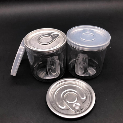 กระป๋องพลาสติกขนาด 2-8oz มีฝาพลาสติกและความดัน