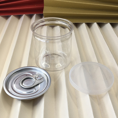 กระป๋องพลาสติกขนาด 2-8oz มีฝาพลาสติกและความดัน