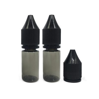 โลโก้ที่กําหนดเอง พิมพ์กระป๋องพลาสติก PET หน้าใส สําหรับ E Liquid