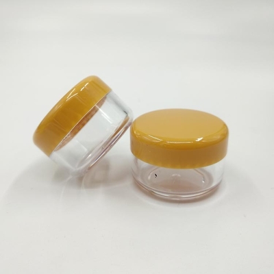 ผิวเรียบ กระปุกพลาสติกเครื่องสําอาง 10ml 15ml 30ml 60ml 80ml 100ml 120ml 150ml ด้วยการออกแบบโปร่งใส