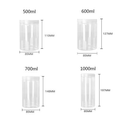 ถังเก็บความงามที่กําหนดเอง สําหรับความจุที่แตกต่างกัน 10ml 15ml 30ml 60ml 80ml 100ml 120ml 150ml