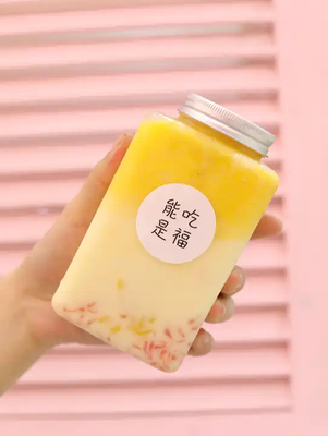กระป๋องชานมแบบกันรั่วแบบประกอบกันได้สองครั้ง ขนาด 250 มิลลิลิตร