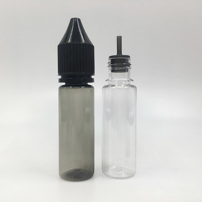 กระป๋องน้ําเหลวแบบโปร่ง E พร้อมโลโก้ตามสั่ง ความจุ 10ml 15ml 30ml 60ml 80ml 100ml