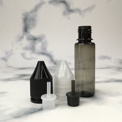 กระป๋องน้ําเหลวแบบโปร่ง E พร้อมโลโก้ตามสั่ง ความจุ 10ml 15ml 30ml 60ml 80ml 100ml