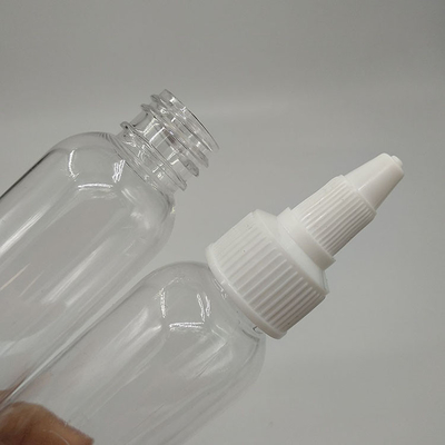 ขวดพลาสติกแบบบิดเปิดพร้อมฝาเกลียว ปราศจากสาร BPA และเหมาะสำหรับเก็บผลิตภัณฑ์ความงามโฮมเมด