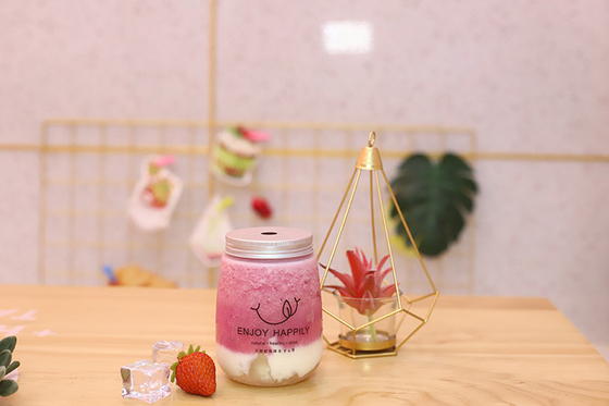 1000 มิลิลิตรสกรูบนปิด Bubble ชาแก้ว กระป๋องสําหรับชานม