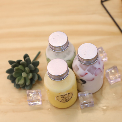 สกรูที่สะดวกสบายบนฝา กระป๋องชา Bubble สําหรับเครื่องดื่มผ่อนปรุงขนาดกลาง