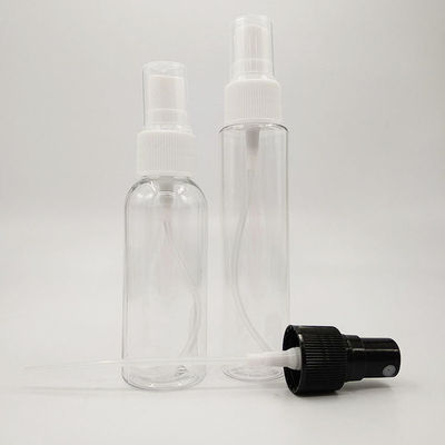 กระป๋องสเปรย์พลาสติก PET ใส สําหรับพื้นผิวเรียบ ความจุ 10ml 15ml 30ml 50ml 60m 70ml 100ml 200ml 500ml