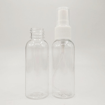 กระป๋องสเปรย์พลาสติก PET ใส สําหรับพื้นผิวเรียบ ความจุ 10ml 15ml 30ml 50ml 60m 70ml 100ml 200ml 500ml