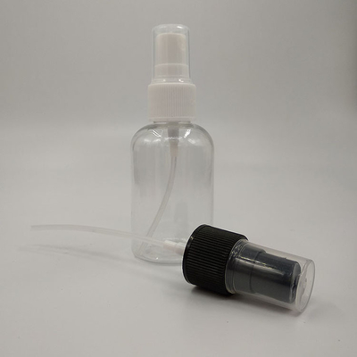กระป๋องสเปรย์พลาสติก PET ใส สําหรับพื้นผิวเรียบ ความจุ 10ml 15ml 30ml 50ml 60m 70ml 100ml 200ml 500ml