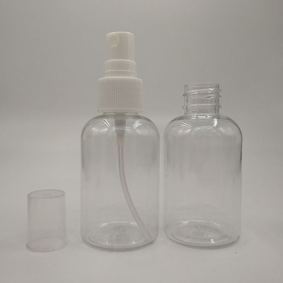 กระป๋องสเปรย์พลาสติก PET สําหรับใช้ในครัวเรือนที่สะดวกต่อการเดินทาง 10ml 15ml 30ml 50ml 60m 70ml 100ml 200ml 500ml