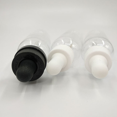 5000pcs 10ml 100ml เครื่องระบายน้ํากระป๋องแก้วดําโปร่งใส