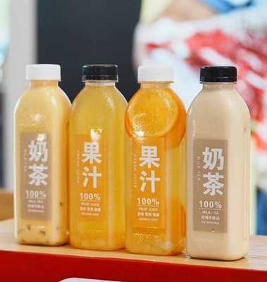 16oz Juice กระป๋อง PET PP Cap ใช้ได้เพียงครั้งเดียว และราคาถูก