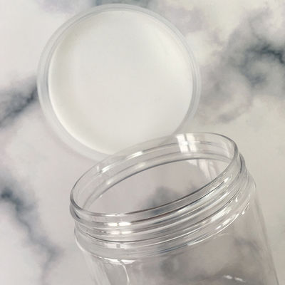 ขวดพลาสติกใสราคาถูกขายส่งพร้อมฝา ขวดโหลพลาสติกทรงกระถาง ขวดพลาสติกสำหรับขัดผิว พร้อมโรงงานผลิต