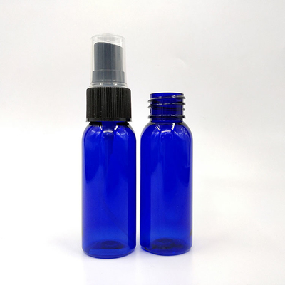 ผิวเรียบ กระป๋องสเปรย์พลาสติก PET สําหรับใช้ในครัวเรือน ความจุ 10ml 15ml 30ml 50ml 60m 70ml 100ml 200ml 500ml กลม