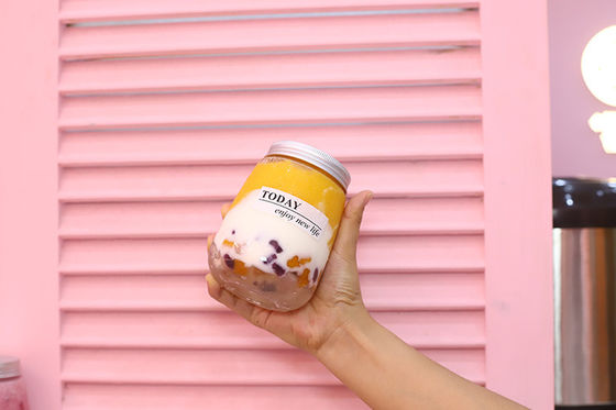 กระป๋องชานมขนาดสูง สามารถปรับแต่งได้ด้วยมือ 120ml 250ml 350ml 500ml 1000ml