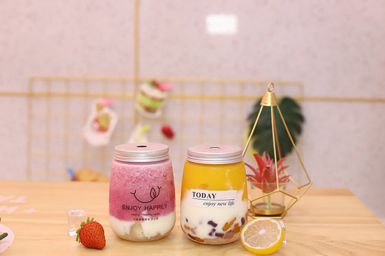 กระป๋องชานมขนาดสูง สามารถปรับแต่งได้ด้วยมือ 120ml 250ml 350ml 500ml 1000ml