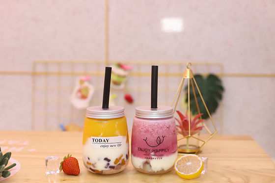 กระป๋องชานมขนาดสูง สามารถปรับแต่งได้ด้วยมือ 120ml 250ml 350ml 500ml 1000ml