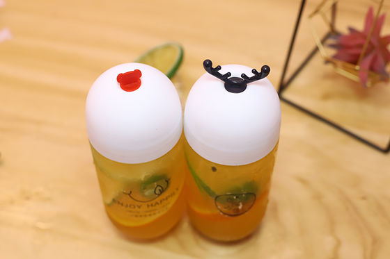 ขวดนมชาฉนวนกันความร้อน จัดเก็บเครื่องดื่มสะดวก ขวดนมชาใส