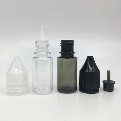 ขวด E Liquid ขนาด 10ml 15ml 30ml 60ml 80ml 100ml พร้อมคอแบบ Childproof และสีพิมพ์ที่ปรับแต่งได้