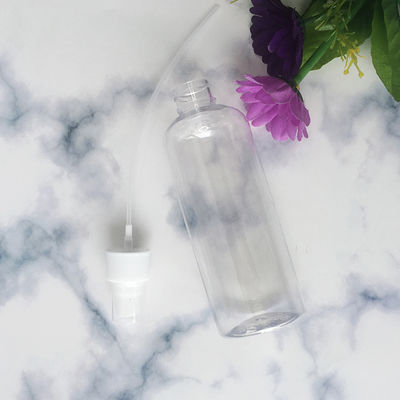 กระป๋องสเปรย์พลาสติก PET คลาสสิคที่มีความจุที่แตกต่างกัน 10ml 15ml 30ml 50ml 60ml 70ml 100ml 200ml 500ml