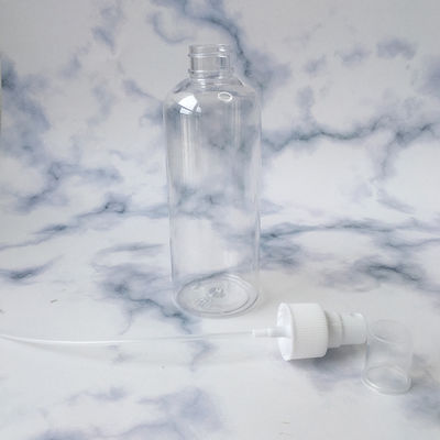 กระป๋องสเปรย์พลาสติก PET คลาสสิคที่มีความจุที่แตกต่างกัน 10ml 15ml 30ml 50ml 60ml 70ml 100ml 200ml 500ml