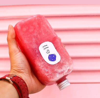 ขวดชาเย็นขนาด 0.5 กก. ความจุปานกลาง พร้อมฝาเกลียว เหมาะสำหรับบรรจุภัณฑ์เครื่องดื่ม