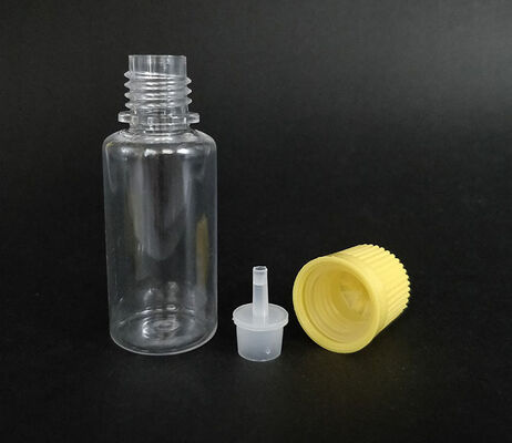 ขวดน้ำยาบุหรี่ไฟฟ้าชนิด E พร้อมคอขวดแบบ Childproof มีหลายขนาดให้เลือก: 10ml, 15ml, 30ml, 40ml, 60ml, 80ml, 100ml ผลิตจาก PET