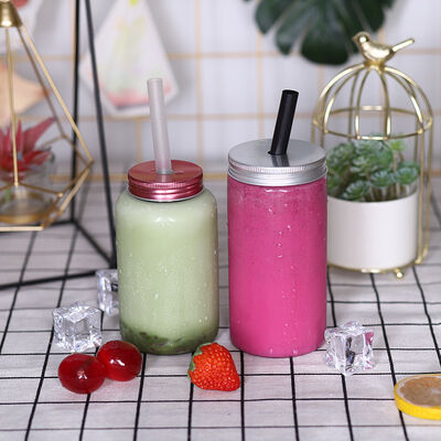 ขวดชาเย็นกันรั่วทรงเหลี่ยม ทรงกลม เหมาะสำหรับผู้จัดจำหน่ายเครื่องดื่มเชิงพาณิชย์และผู้ค้าปลีก