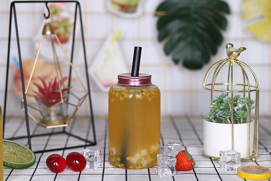 ขวดชาเย็นกันรั่วทรงเหลี่ยม ทรงกลม เหมาะสำหรับผู้จัดจำหน่ายเครื่องดื่มเชิงพาณิชย์และผู้ค้าปลีก