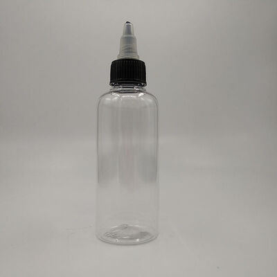 กระป๋องน้ําตกจากพลาสติกกระจกใส สีดํา ปรับแต่งโลโก้ตามความต้องการ เหมาะสําหรับน้ํามันอุดมสมบูรณ์ เซรั่มและสารบรรจุเหลว