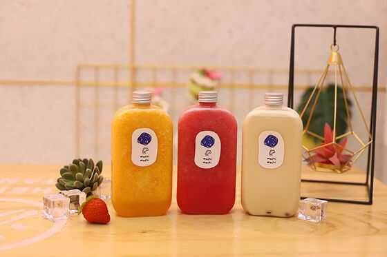 รับมือขวดน้ําเตานม ที่มีอุปกรณ์ประกอบกัน ที่สมบูรณ์แบบสําหรับการเก็บน้ําผึ้ง ที่ทนทาน กันการรั่ว และถังเครื่องดื่มที่สามารถนําไปใช้ได้อีกครั้ง