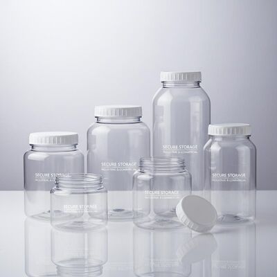 BPA ฟรีพลาสติกสกรูท็อปคอนเทนเนอร์ที่เหมาะสมสําหรับการเก็บรักษาที่ปลอดภัย