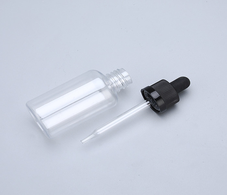กระป๋องพลาสติกกระป๋องน้ําตกใส สีดํา 1 oz ปรับประเภทหมวก