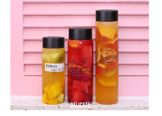 500ml 550ml 600ml ขวดนมน้ำผลไม้กลม OEM ODM OBM