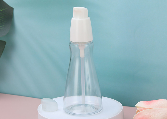 ขวดโลชั่นพลาสติก ISO9001 70ML ขวด PET ใสปลอดสารพิษ