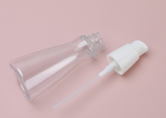 ขวดโลชั่นพลาสติก ISO9001 70ML ขวด PET ใสปลอดสารพิษ