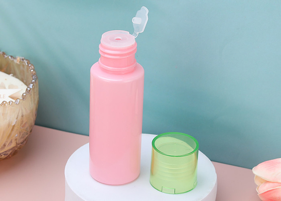 Skin Essence 21mm 1 Oz ขวดพลาสติก PET เครื่องสำอางพร้อม Flip Top
