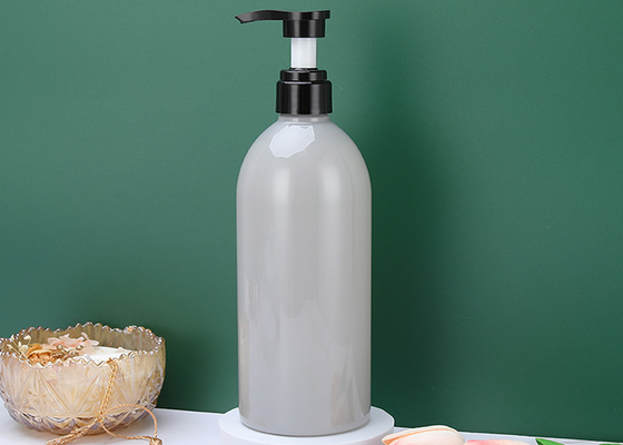 ขวดปั๊ม PET พลาสติกฟอกด้วยตนเอง SGS 700ml ขวดจ่าย