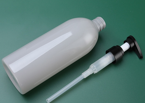 ขวดปั๊ม PET พลาสติกฟอกด้วยตนเอง SGS 700ml ขวดจ่าย