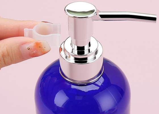ขวดปั๊มแชมพูรีฟิลพลาสติกทรงกลม SGS 300ml