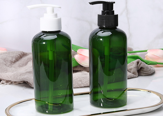 ขายร้อน Clear Empty PET 500ml เจลอาบน้ํา กระป๋องพลาสติก การดูแลผม ขาว Flat Square Shampoo โลชั่น ปั๊ม กระป๋องพลาสติก