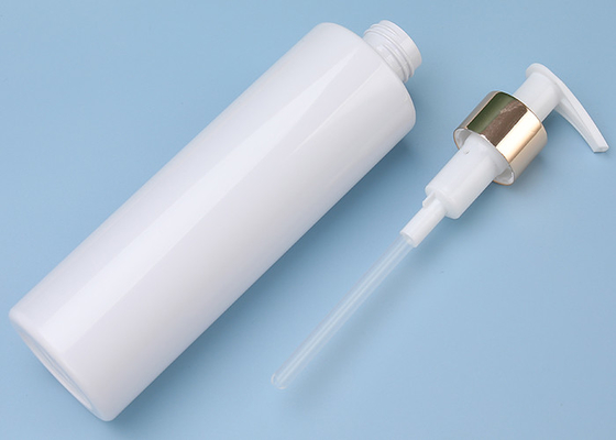 PETG 250ml ขวดปั๊มจ่ายของเหลวสีขาว 10oz/300ml