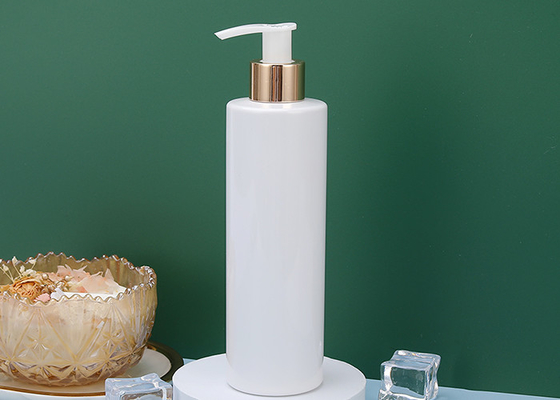 PETG 250ml ขวดปั๊มจ่ายของเหลวสีขาว 10oz/300ml